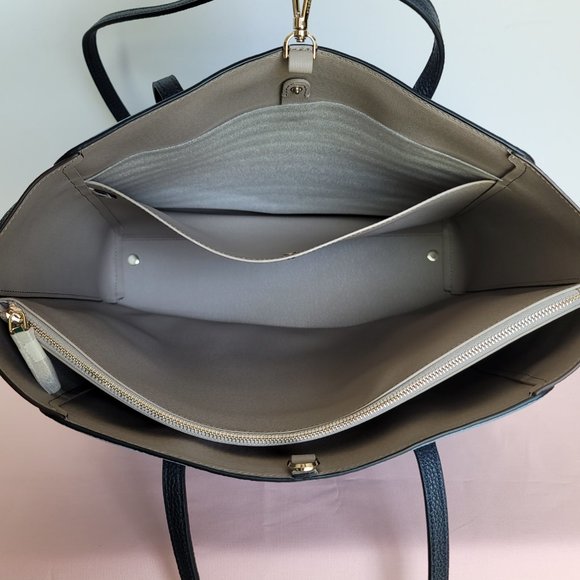 KATE SPADE Knott Colorblocked Pebbled Leather Large Tote- Morning Sky Multi 🎈⭐ - Picture 14 of 16